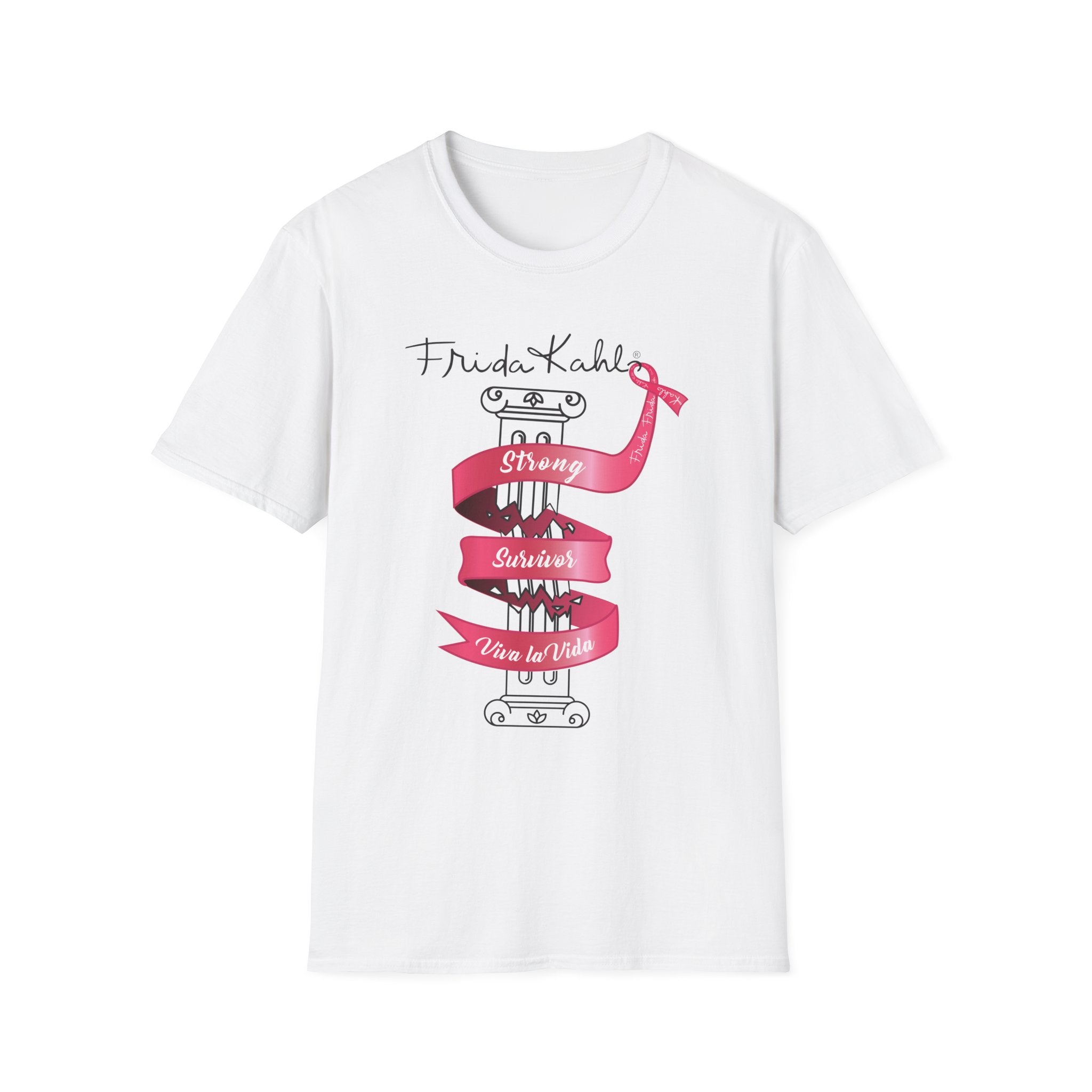 Frida Kahlo Breast Cancer Awareness T-Shirt