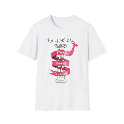 Frida Kahlo Breast Cancer Awareness T-Shirt
