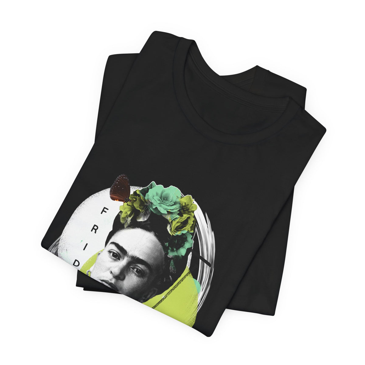 Frida Kahlo Modern Collage Portrait T-Shirt