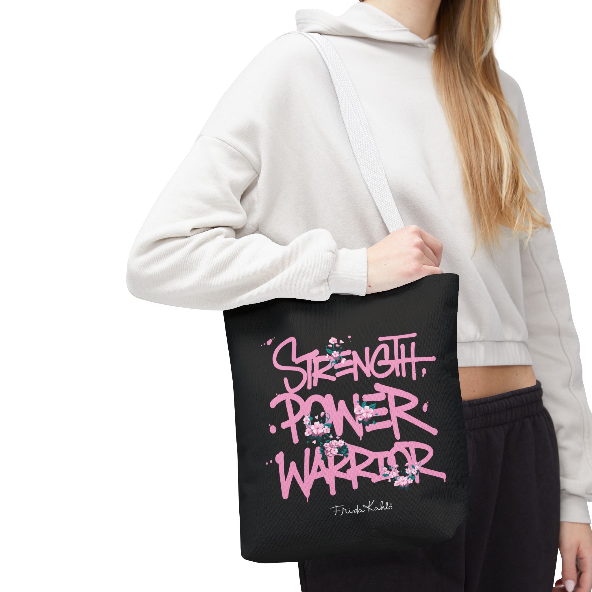 Frida Kahlo Tote Bag - Breast Cancer Awareness Collection