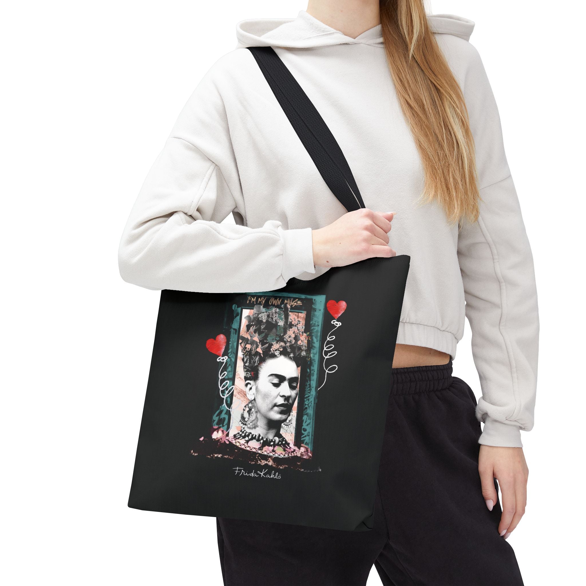 Frida Kahlo Inspired Colorful Art Tote Bag — &
