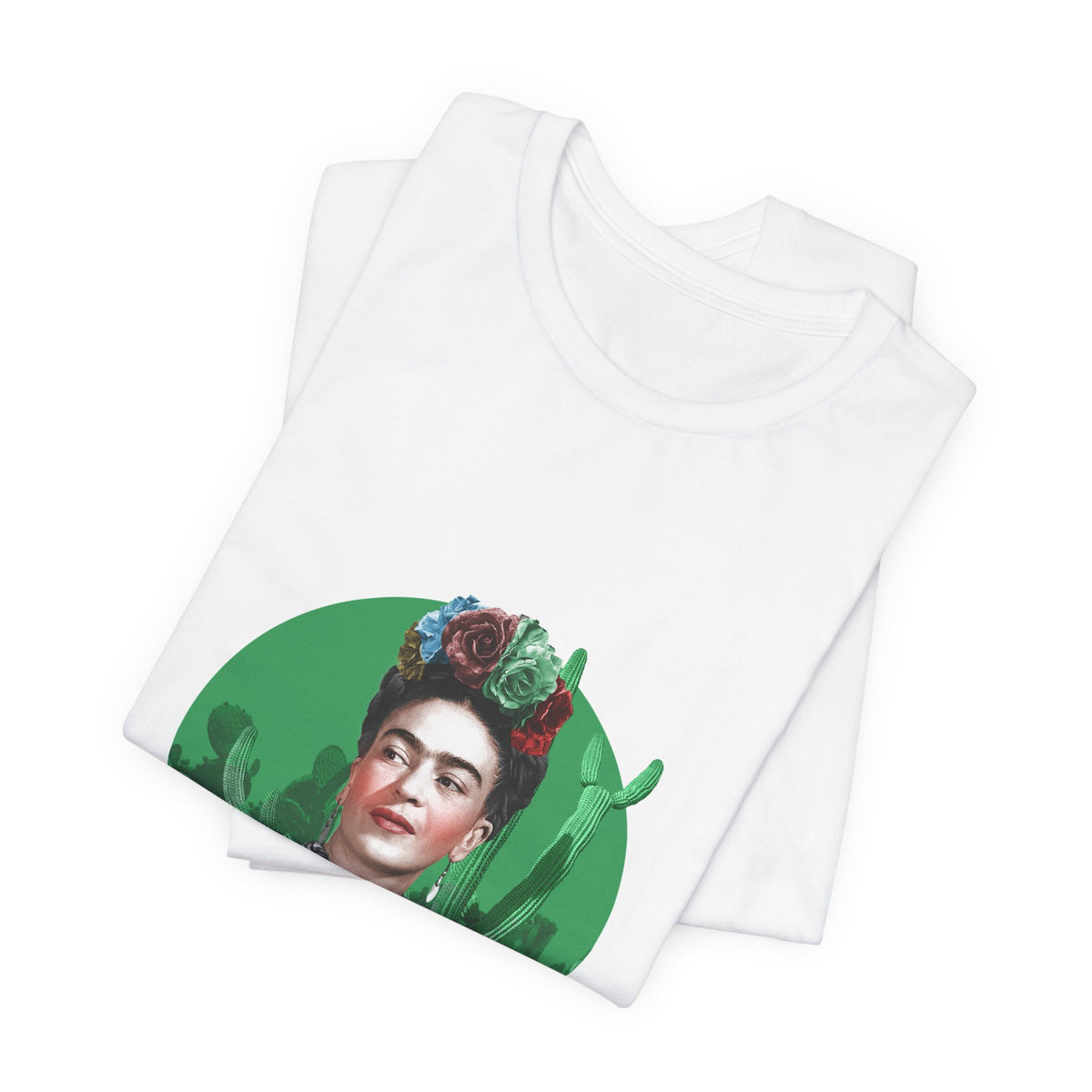 Frida Kahlo Cactus Garden Medallion T-Shirt