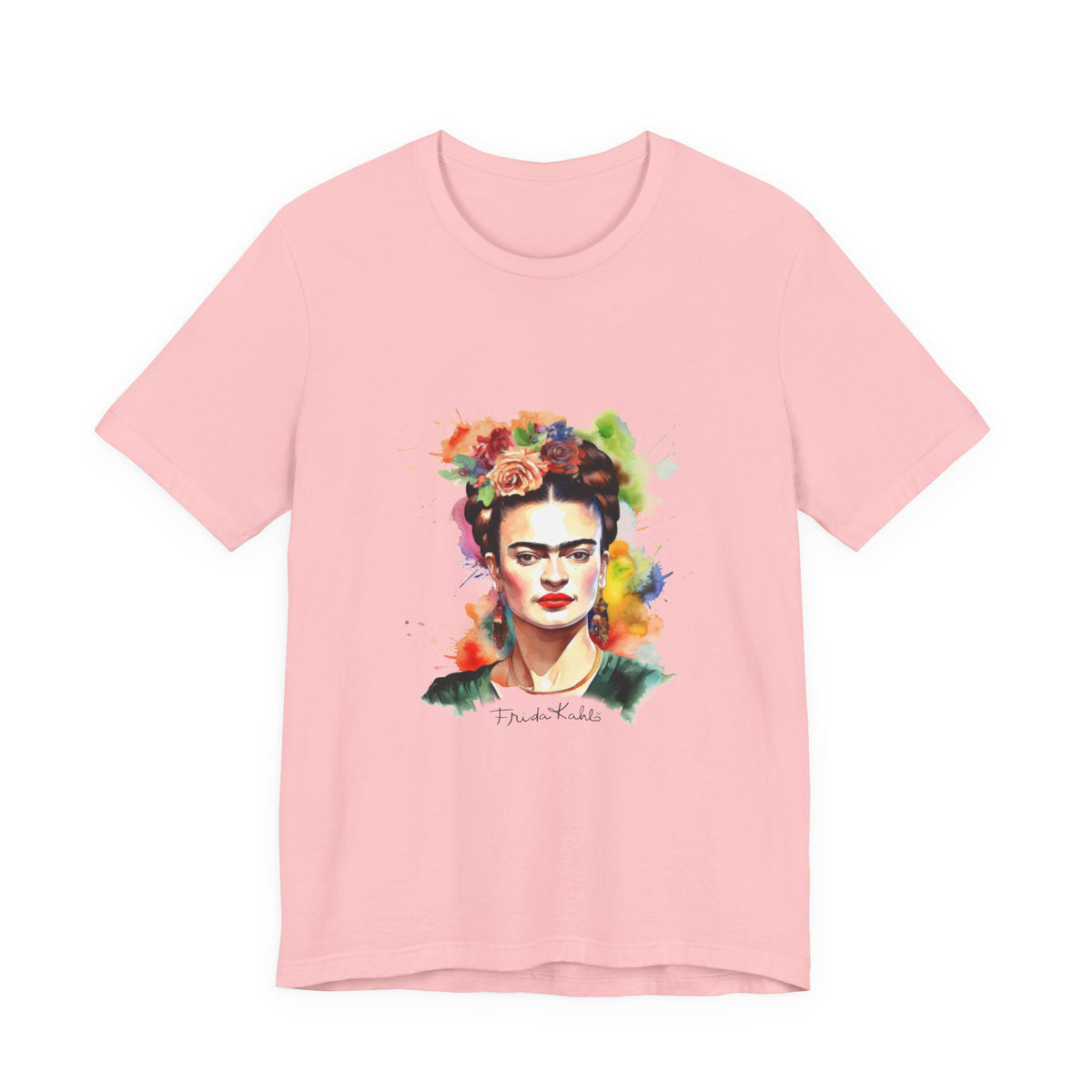 Frida Kahlo Garden Bloom Portrait T-Shirt