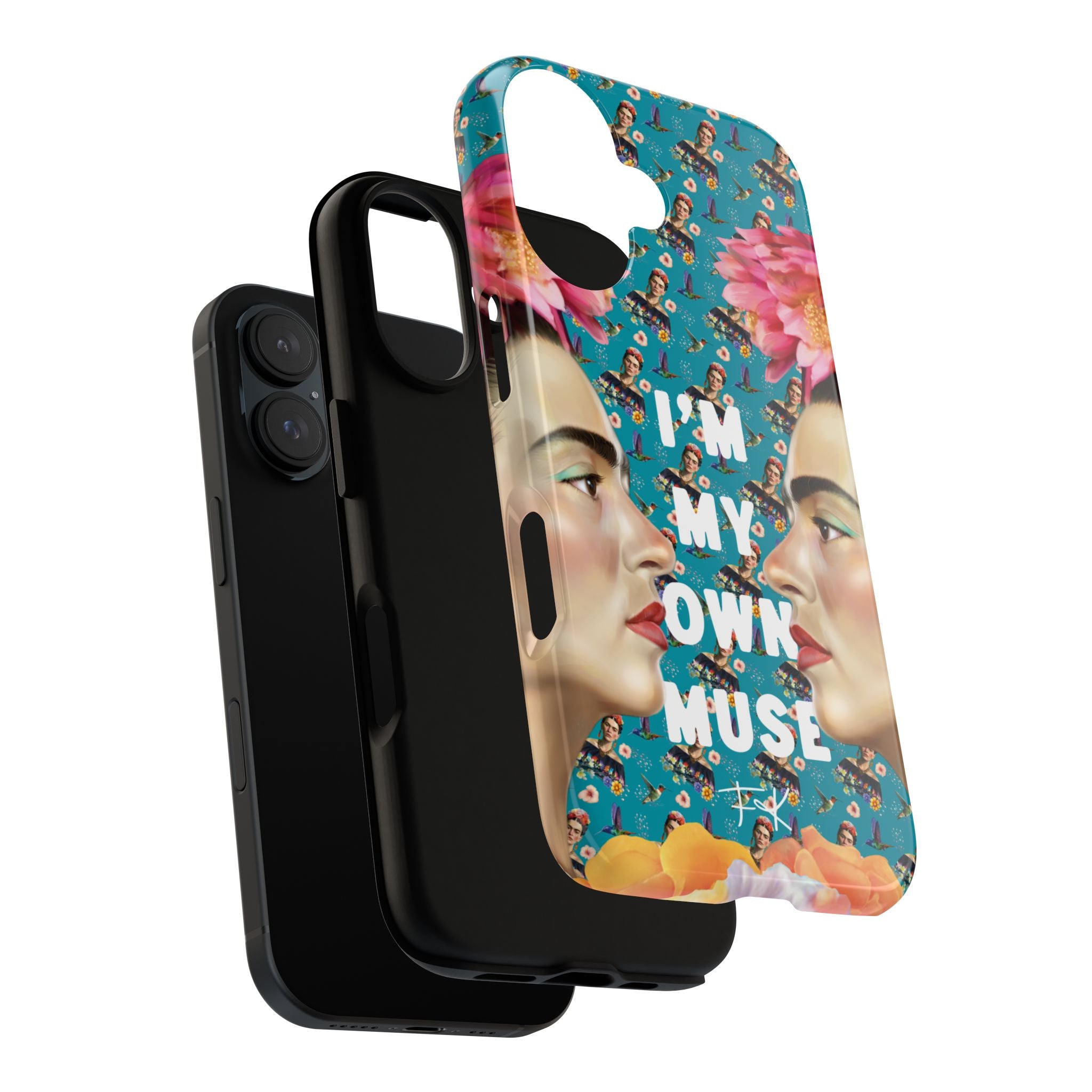 Frida Kahlo - I Am My Own Muse - Colorful Art Phone Case