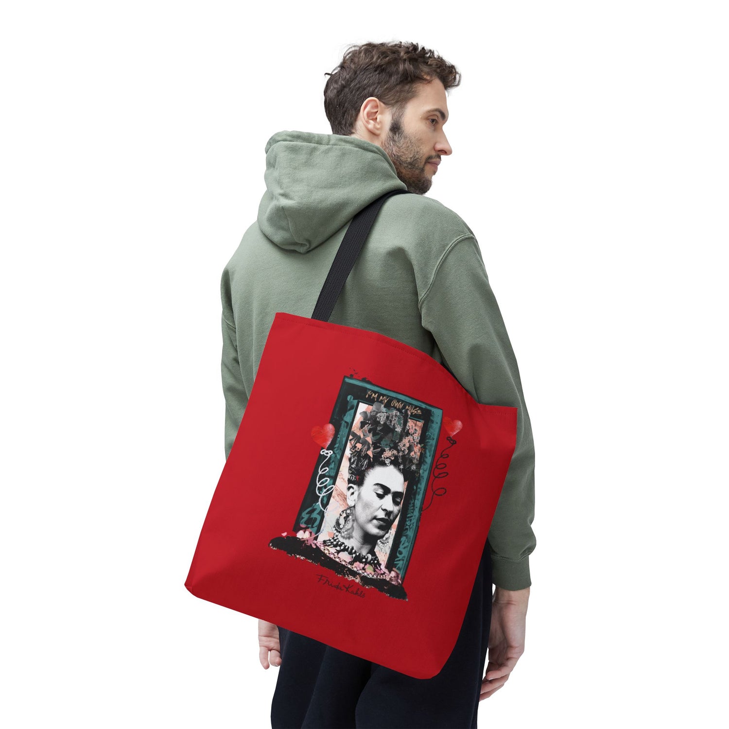 Frida Kahlo Inspired Colorful Art Tote Bag — &