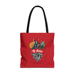 Frida Kahlo Te Amo Más Que Mi Propia Piel Anatomical Heart Tote Bag