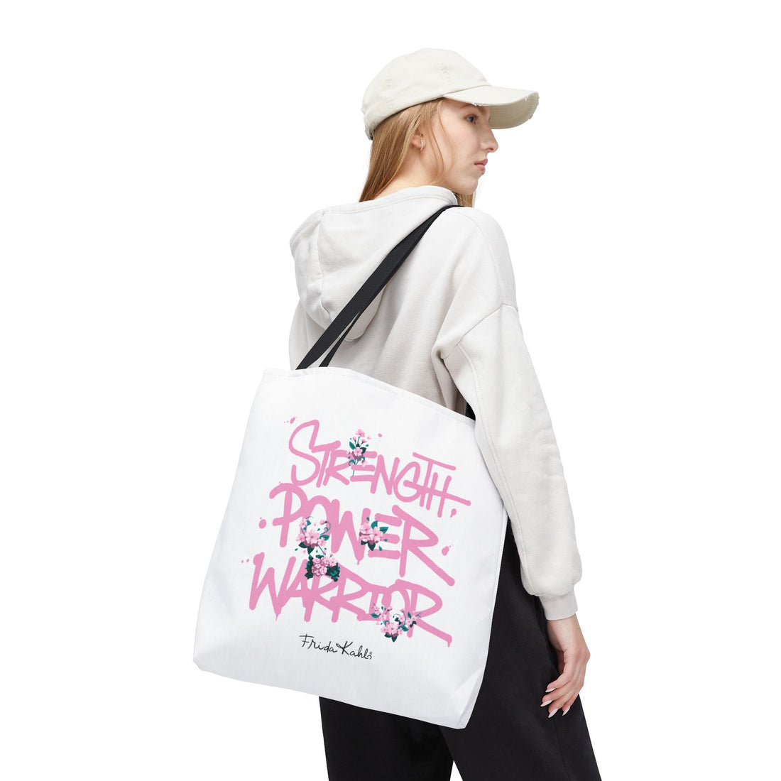 Frida Kahlo Tote Bag - Breast Cancer Awareness Collection