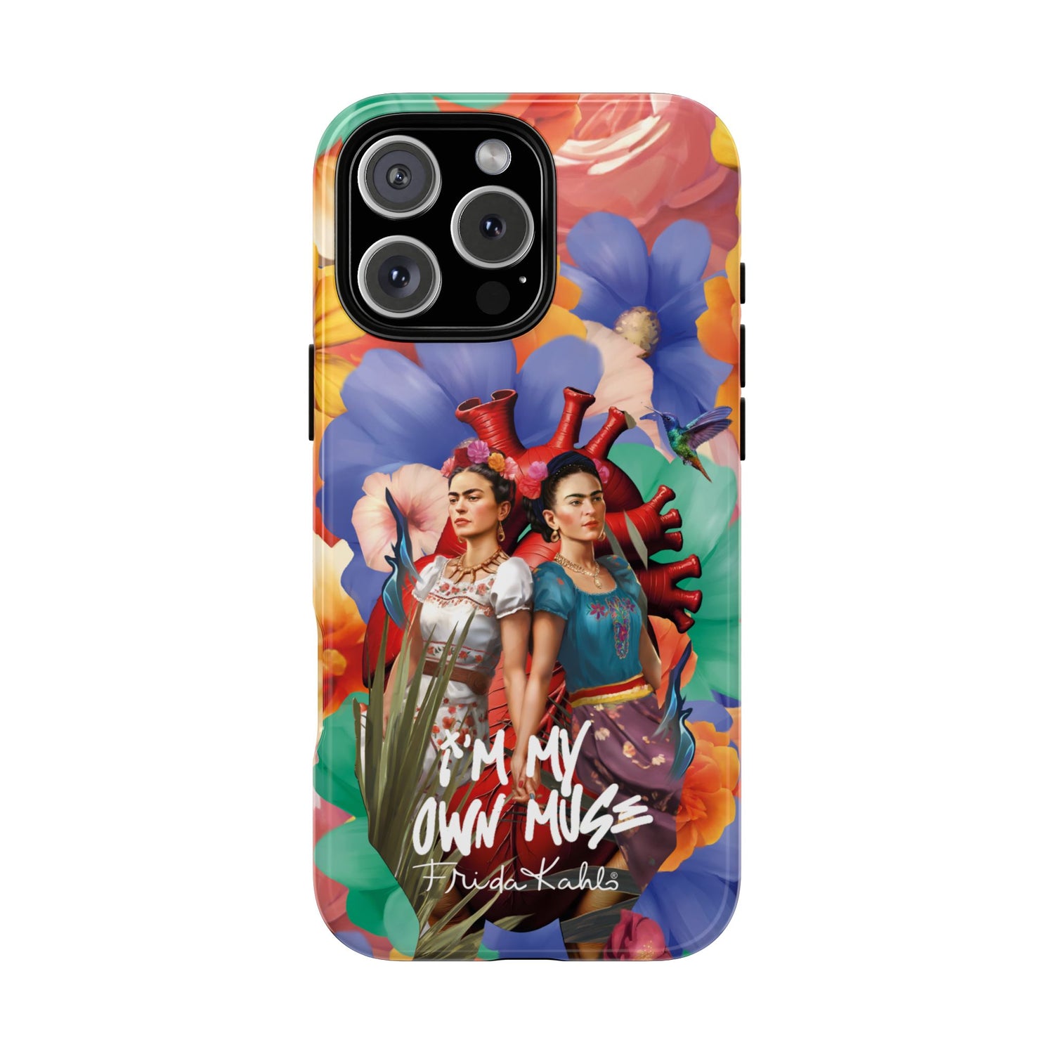Frida Kahlo - I Am My Own Muse - Colorful Art Phone Case