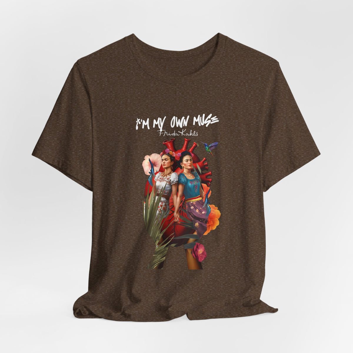 Frida Kahlo Anatomical Heart Embrace T-Shirt