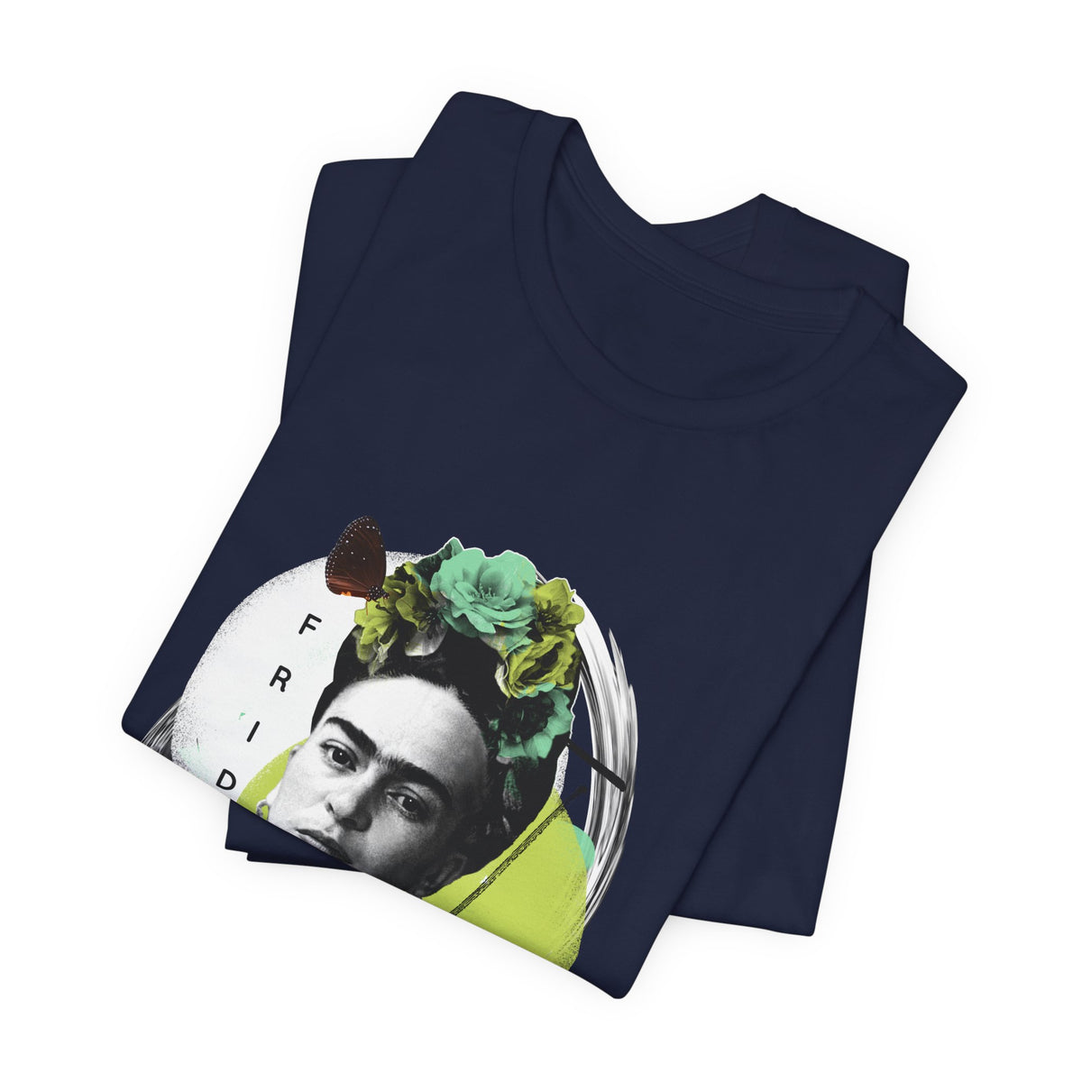 Frida Kahlo Modern Collage Portrait T-Shirt