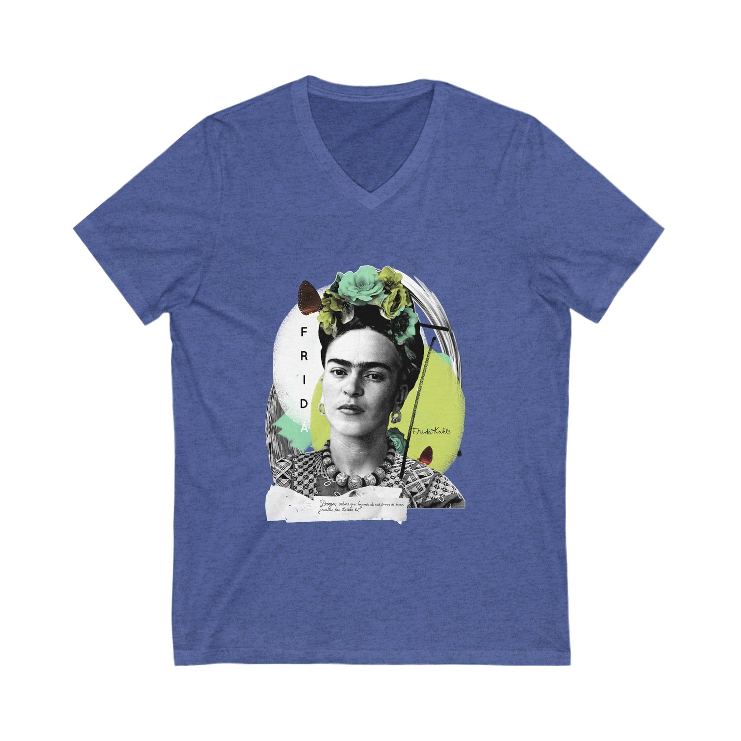Frida Kahlo V-Neck Tee