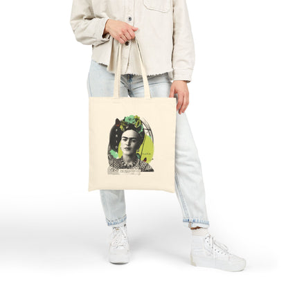 Canvas Tote Bag - Frida Kahlo Collection, Iconic Portraits and Vibrant Colors