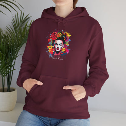 Frida Kahlo Art Hoodie — Colorful Design
