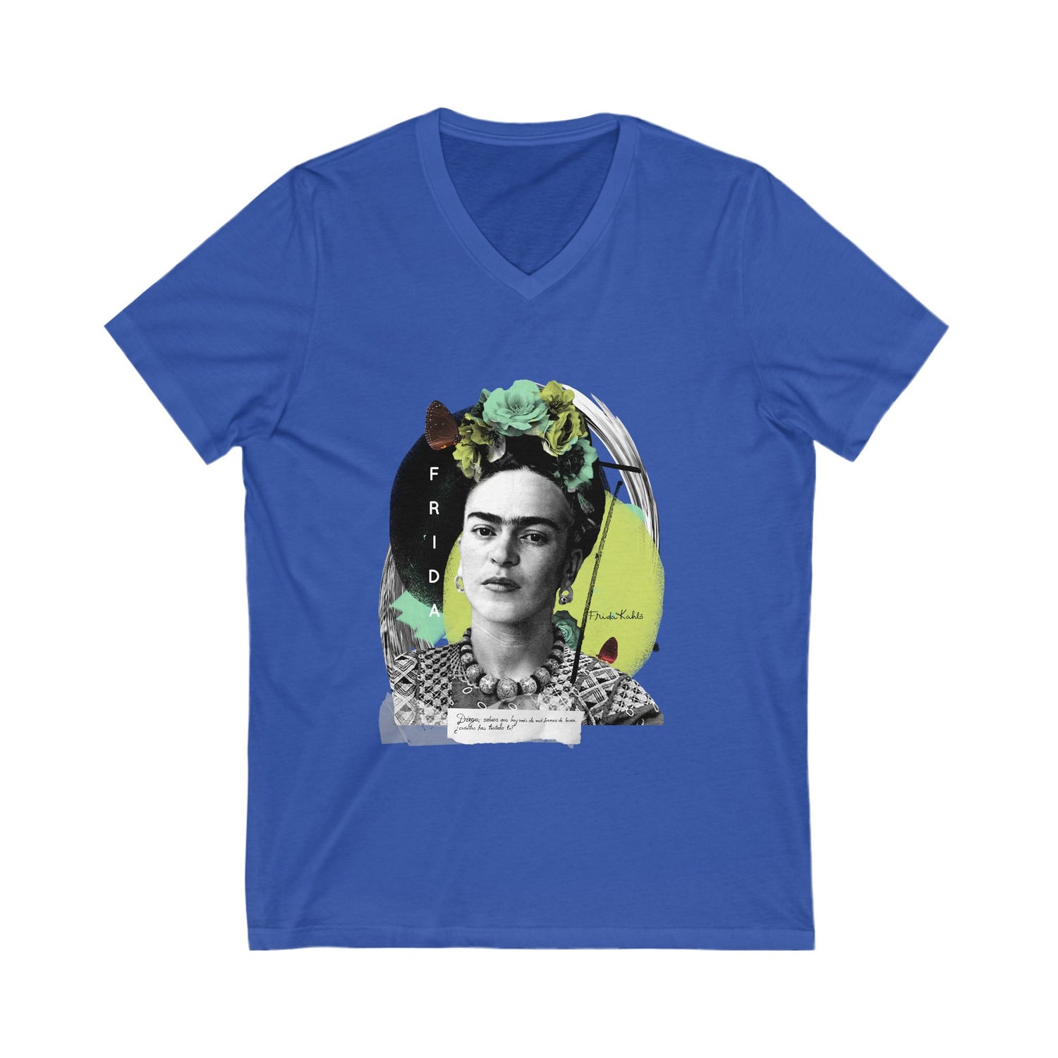 Frida Kahlo V-Neck Tee
