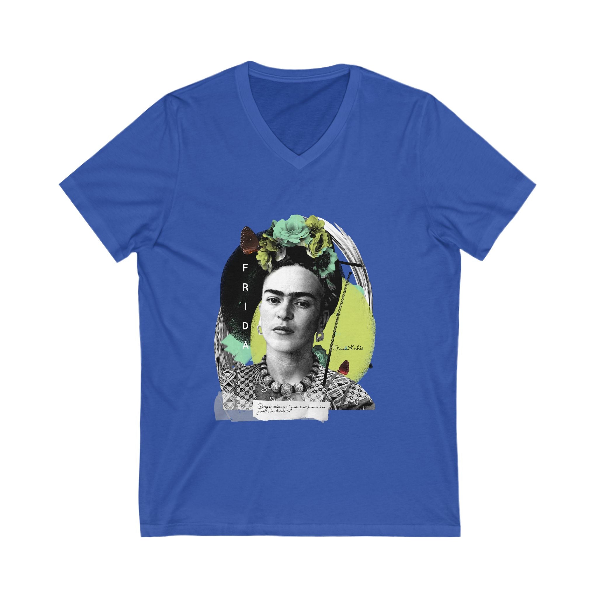 Frida Kahlo V-Neck Tee