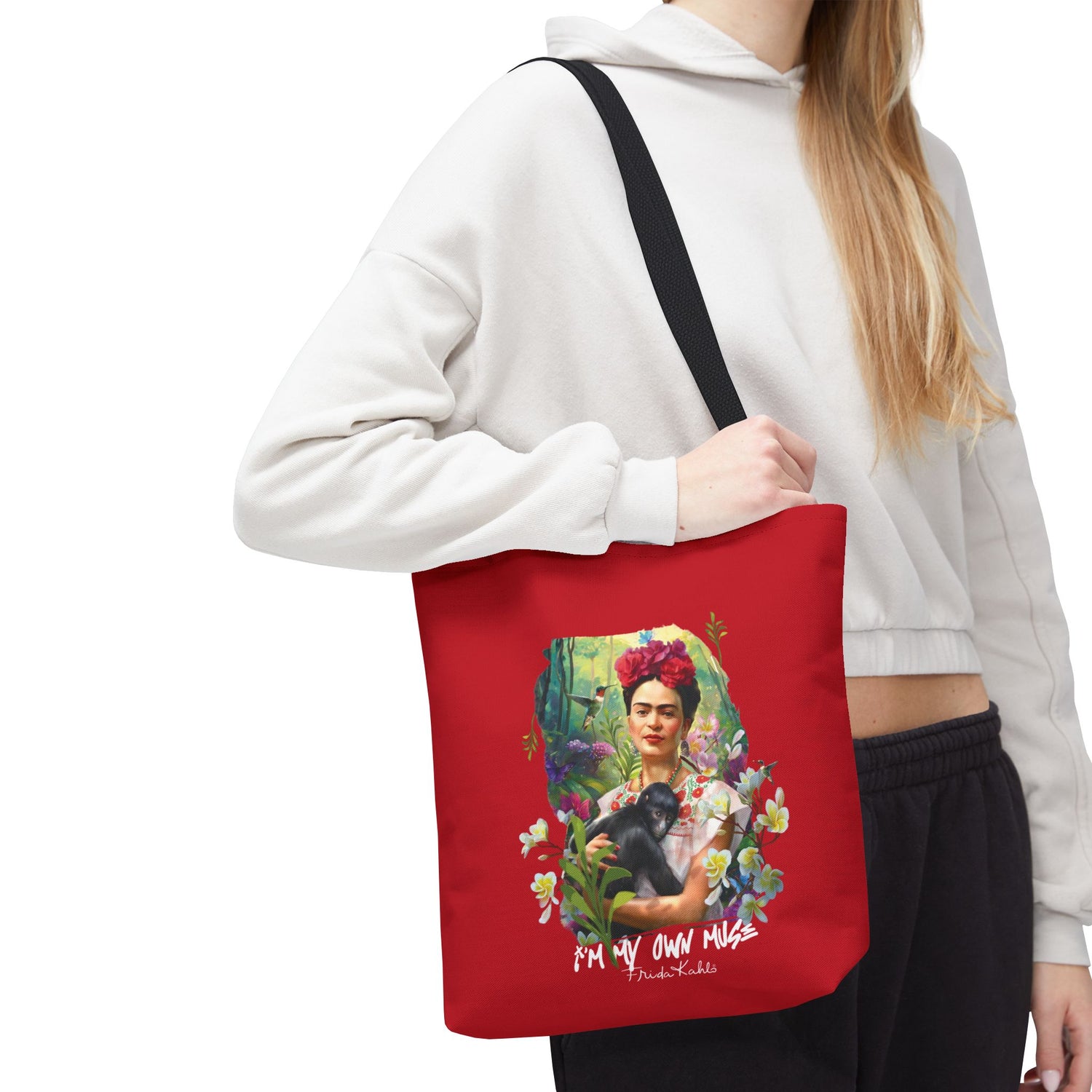 Frida Kahlo Inspired Colorful Art Tote Bag — &