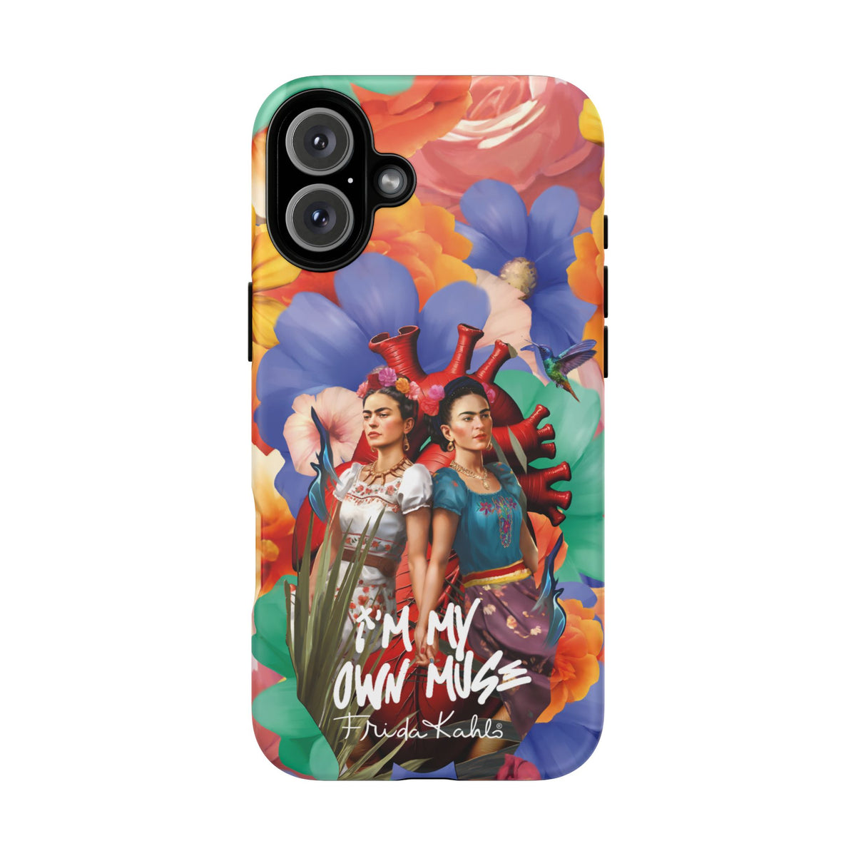 Frida Kahlo I Am My Own Muse Two Fridas iPhone Case