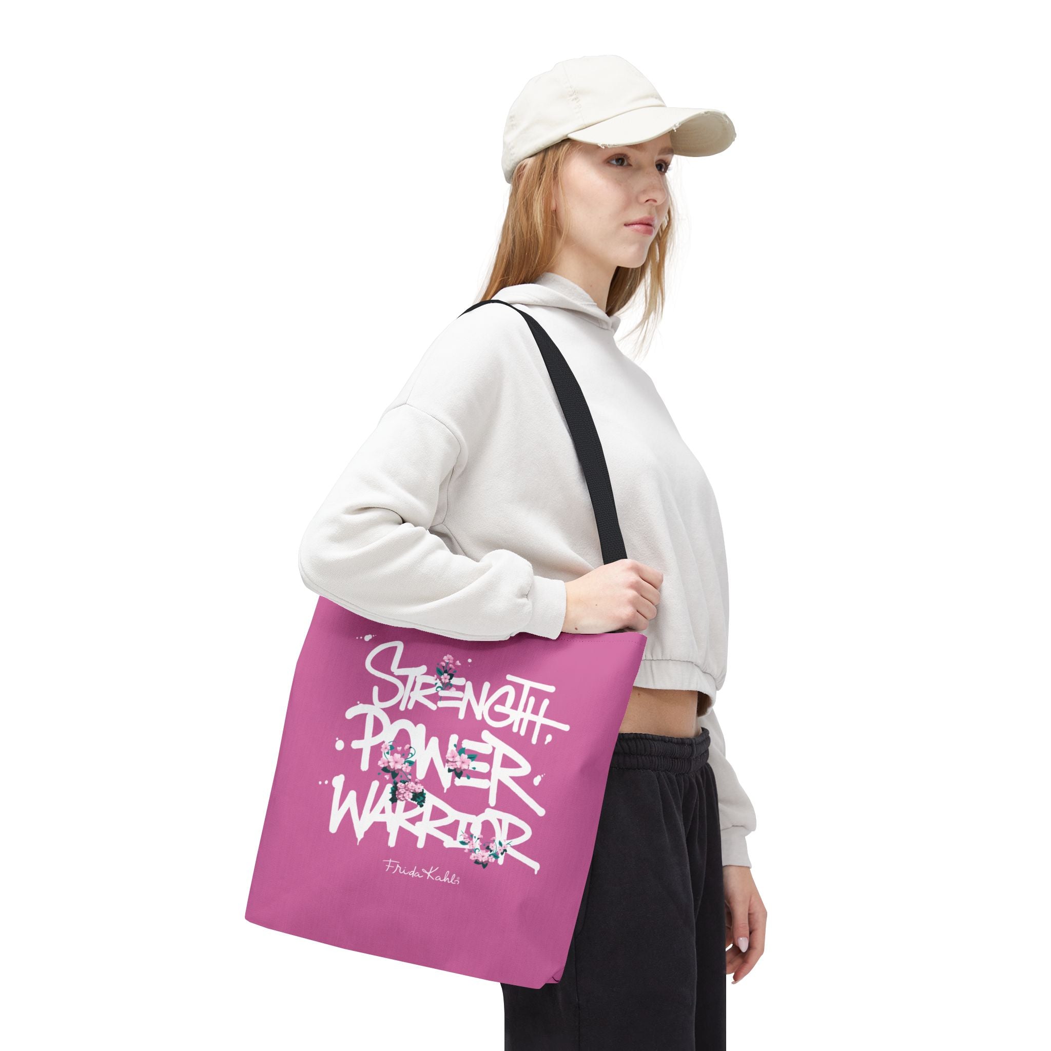 Frida Kahlo Tote Bag - Breast Cancer Awareness Collection