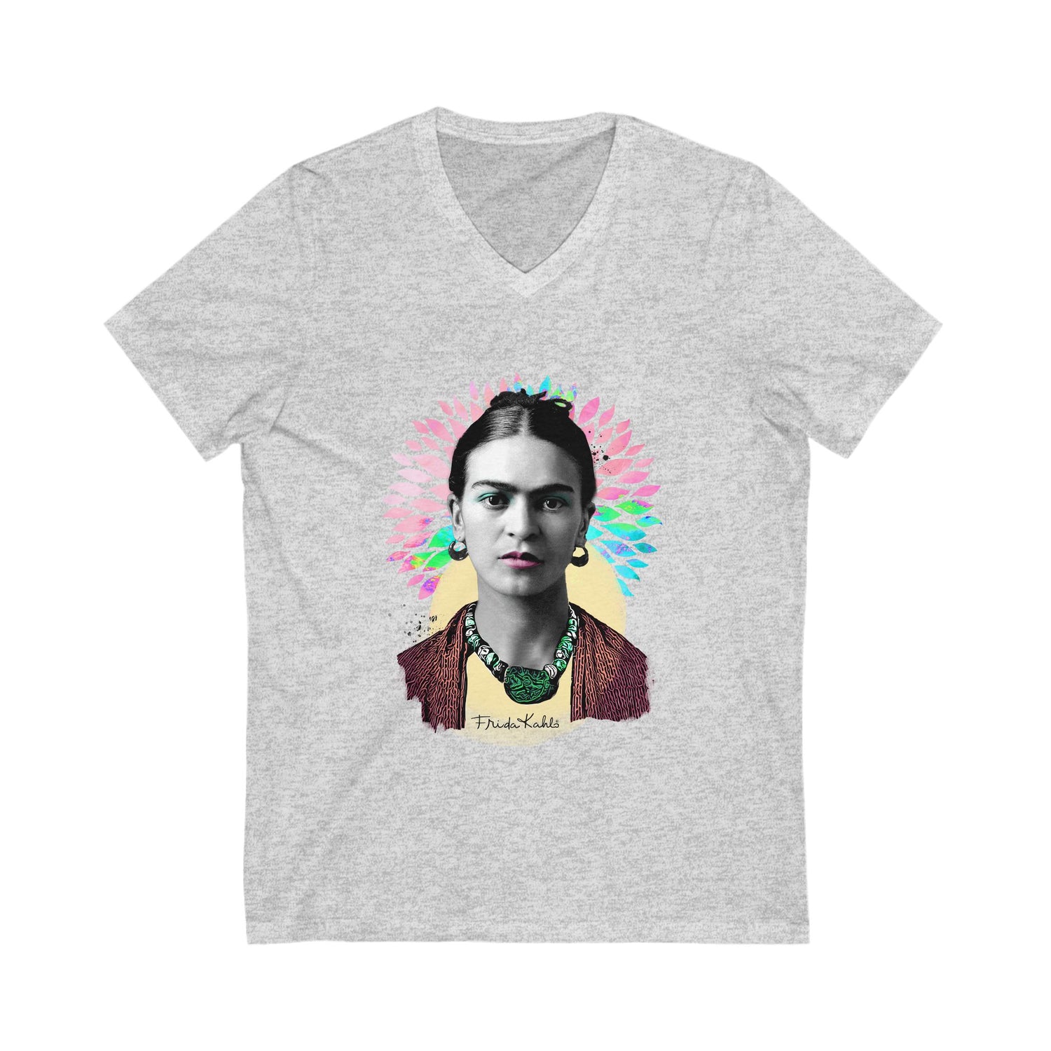 Frida Kahlo V-Neck Tee