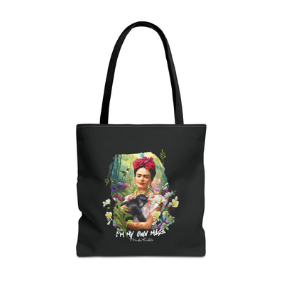 Frida Kahlo Jungle Monkey Portrait Tote Bag