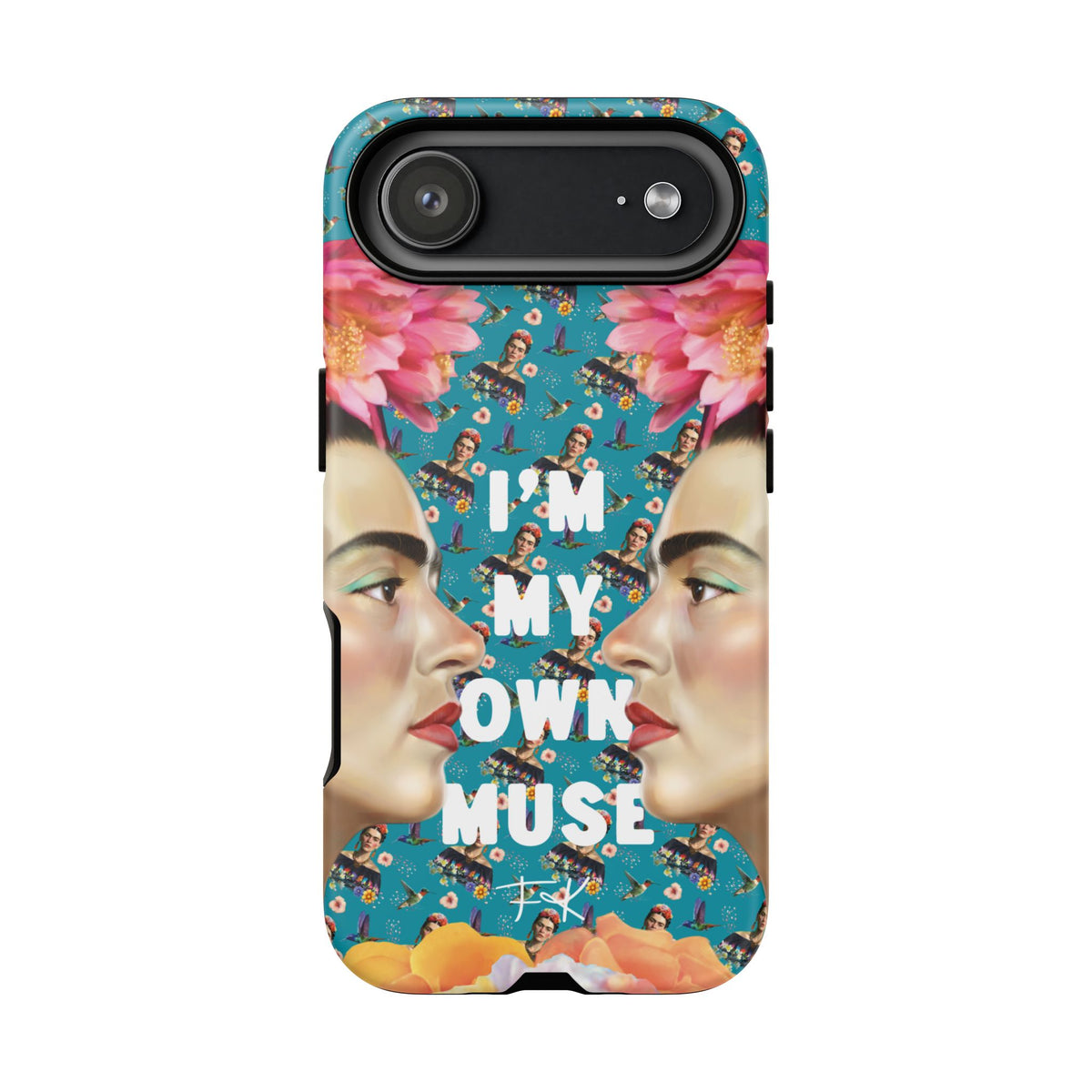 Frida Kahlo I Am My Own Muse Mirror Portrait iPhone Case