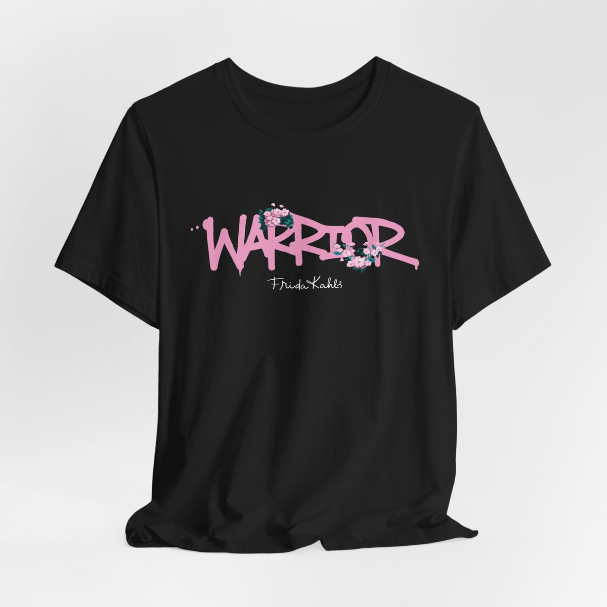 Frida Kahlo Warrior Graffiti Breast Cancer Awareness T-Shirt