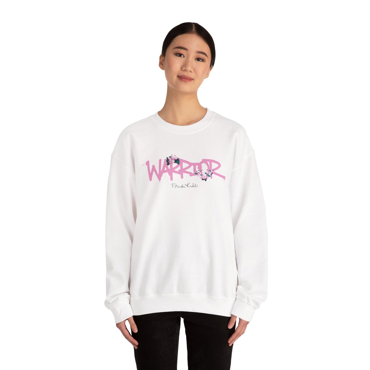 Frida Kahlo Inspired Sweatshirt - Breast Cancer Awareness Collection