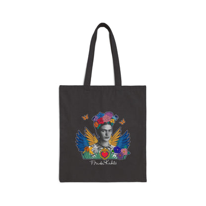 Canvas Tote Bag - Frida Kahlo Collection, Iconic Portraits and Vibrant Colors