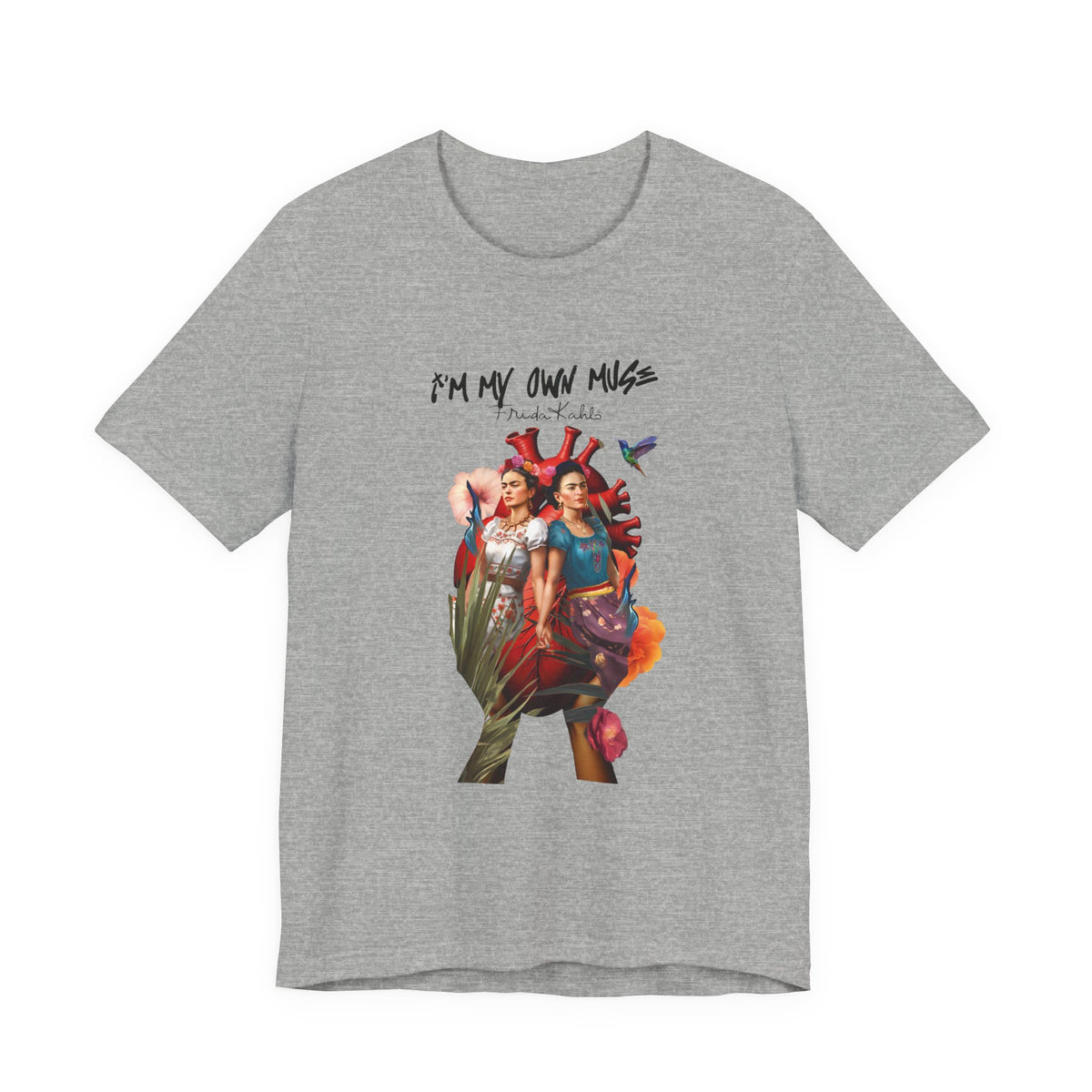 Frida Kahlo Anatomical Heart Embrace T-Shirt