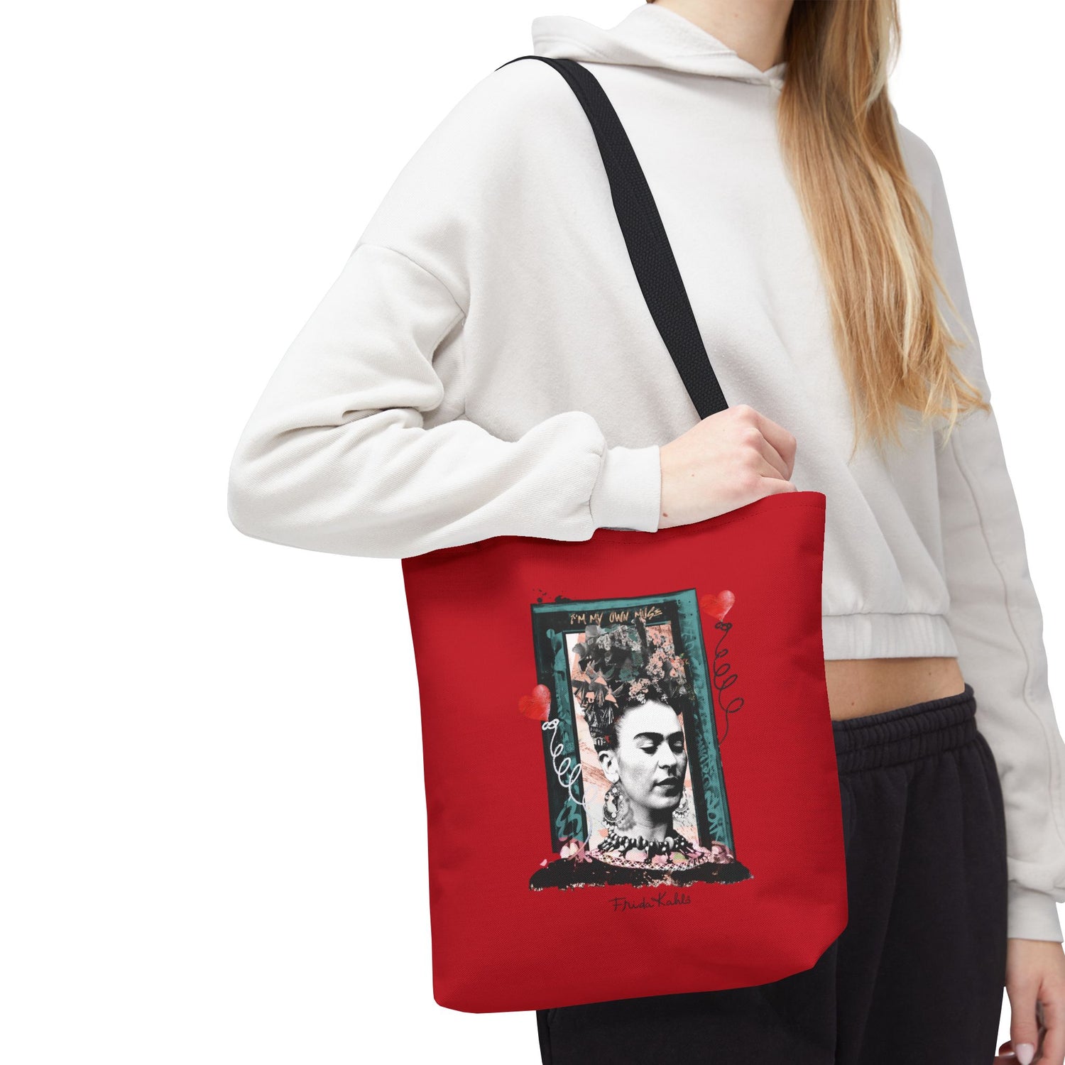 Frida Kahlo Inspired Colorful Art Tote Bag — &