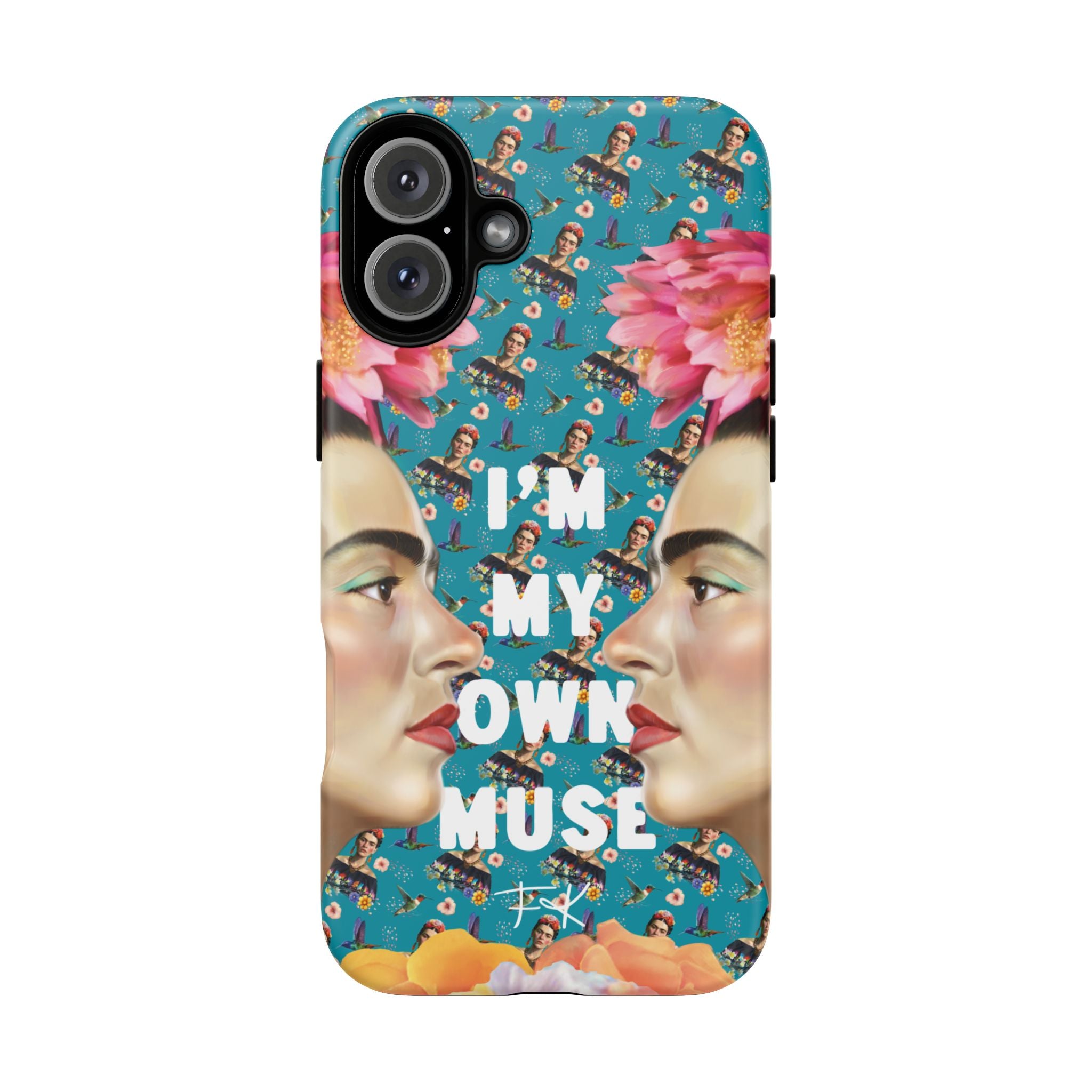 Frida Kahlo - I Am My Own Muse - Colorful Art Phone Case