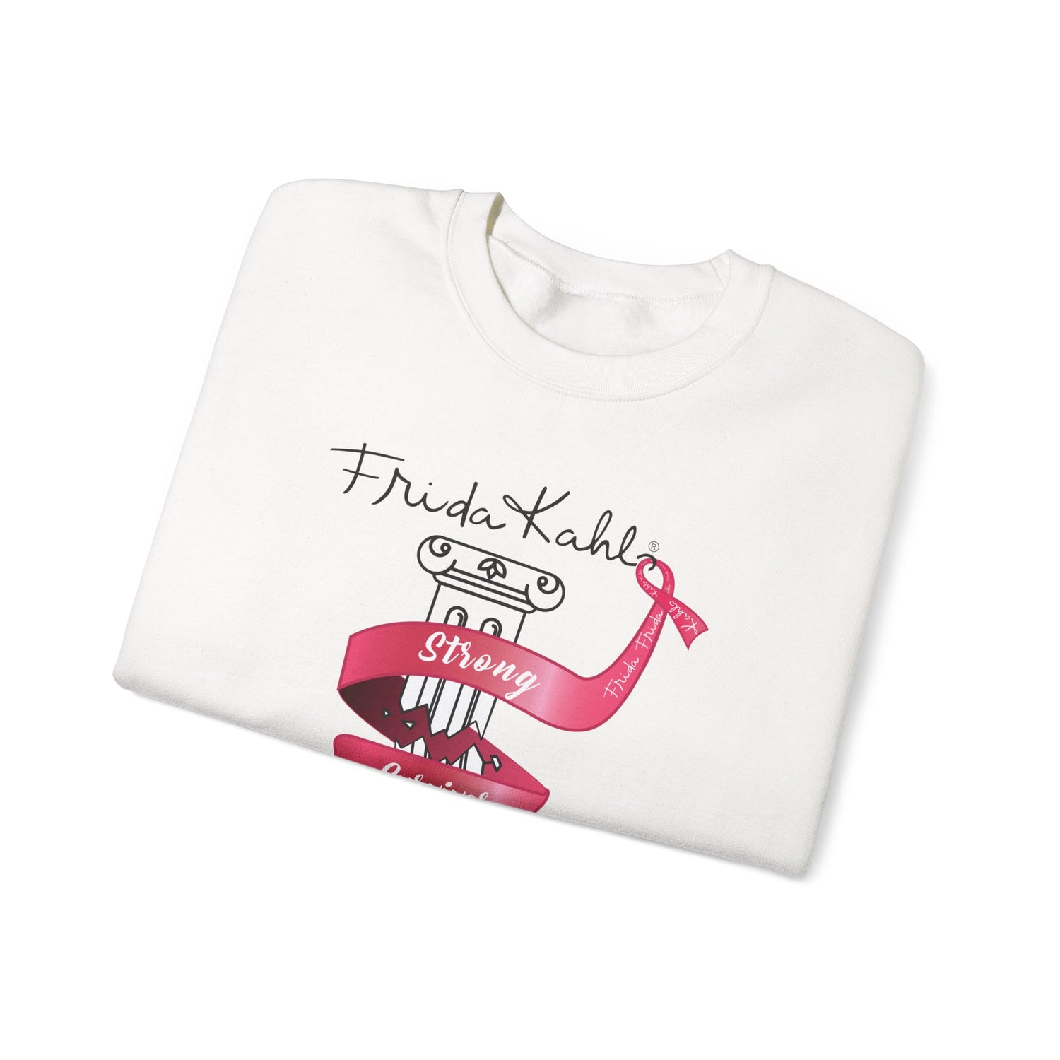 Frida Kahlo Inspired Sweatshirt - Breast Cancer Awareness Collection
