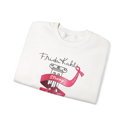 Frida Kahlo Inspired Sweatshirt - Breast Cancer Awareness Collection