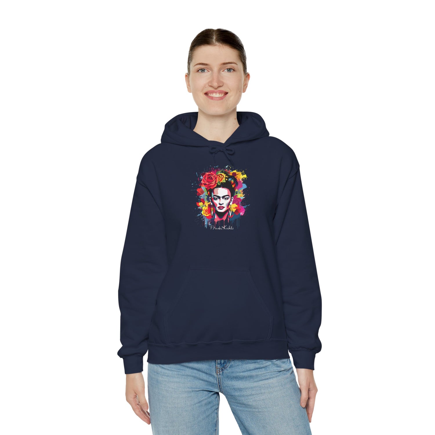 Frida Kahlo Art Hoodie — Colorful Design