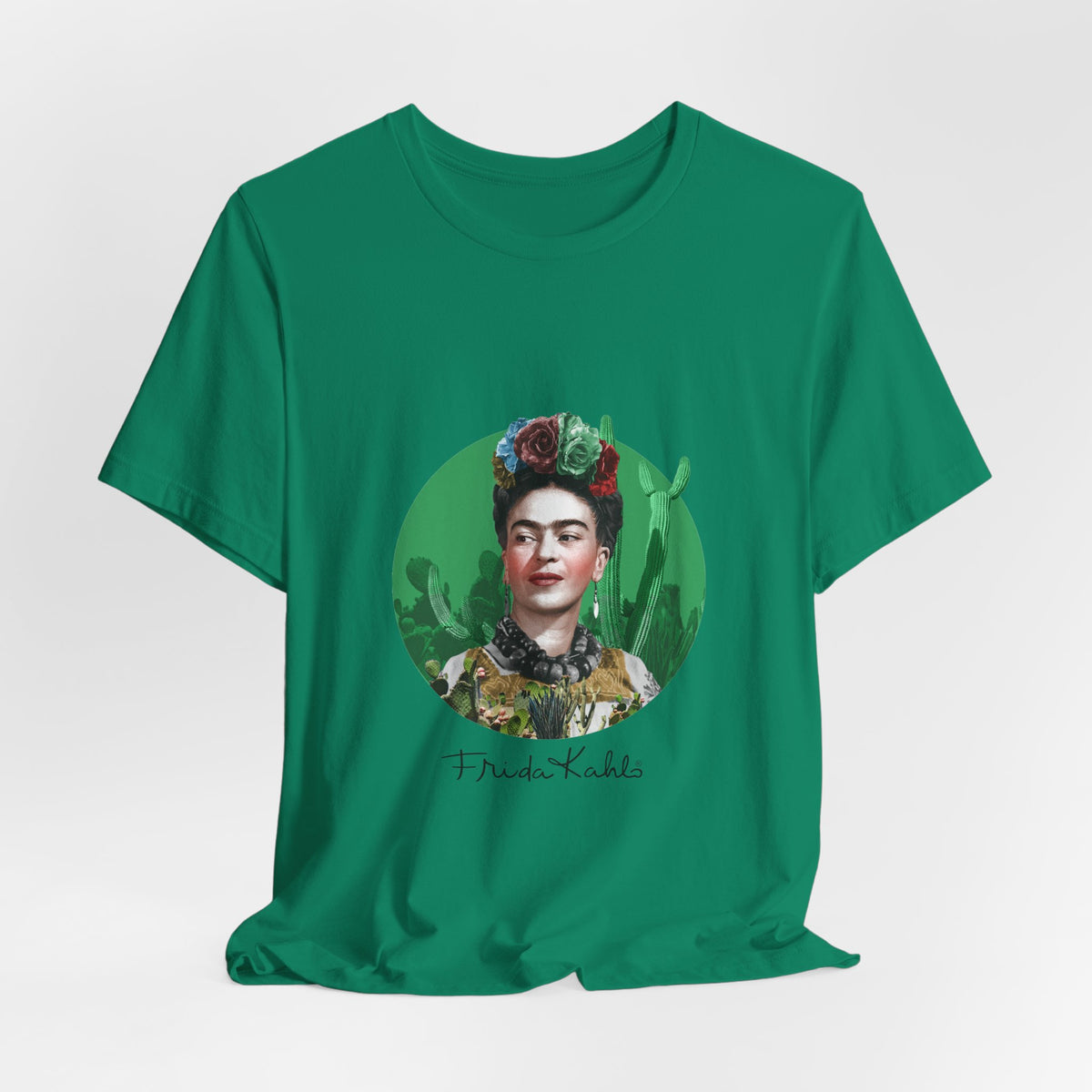 Frida Kahlo Cactus Garden Medallion T-Shirt