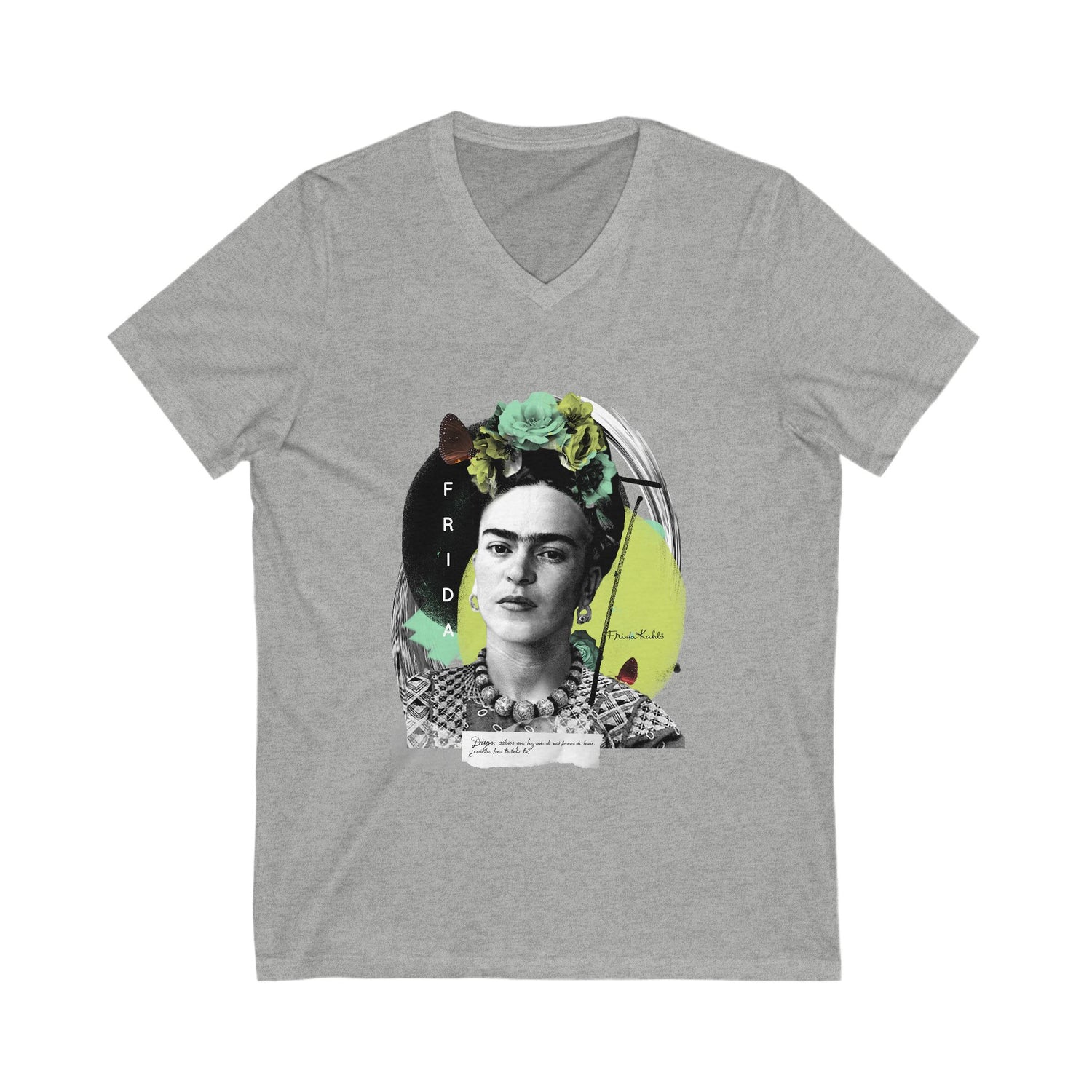 Frida Kahlo V-Neck Tee