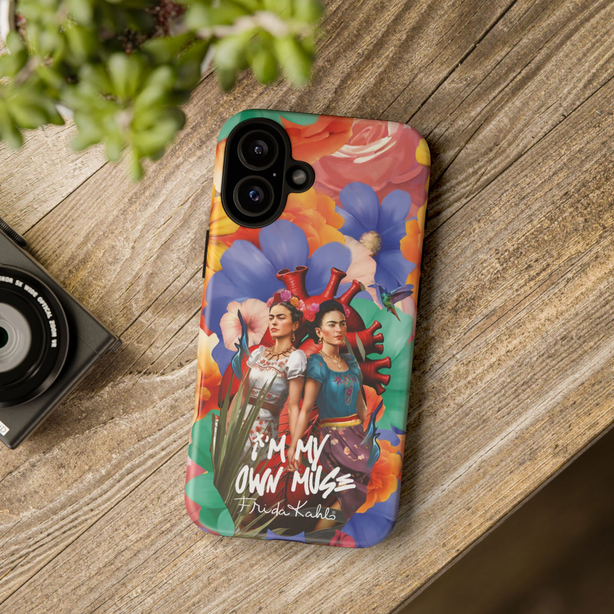 Frida Kahlo I Am My Own Muse Two Fridas iPhone Case