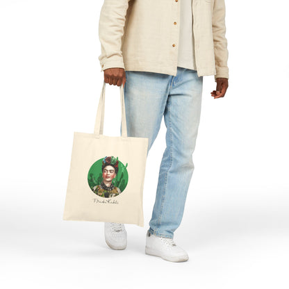 Canvas Tote Bag - Frida Kahlo Collection, Iconic Portraits and Vibrant Colors