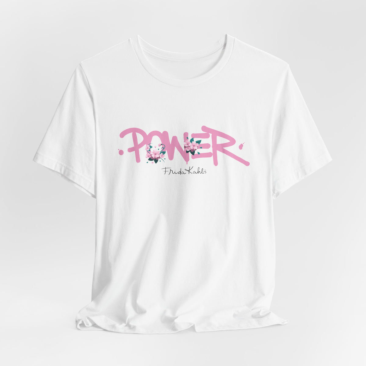 Frida Kahlo Power Graffiti Breast Cancer Awareness T-Shirt