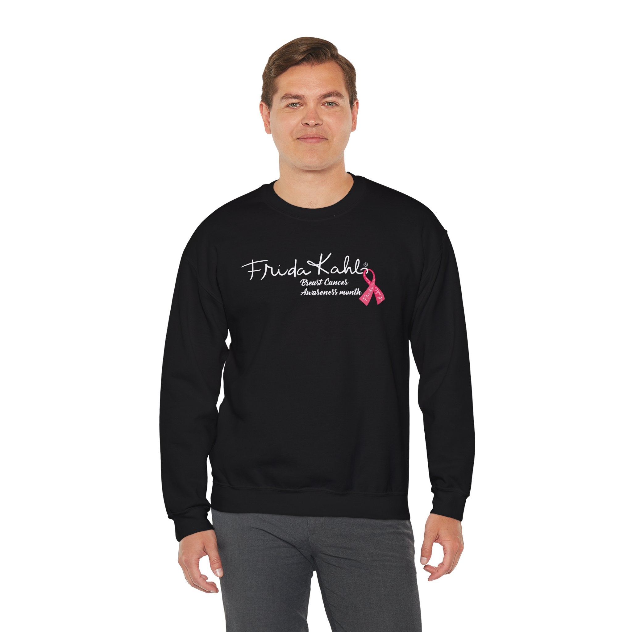 Frida Kahlo Inspired Sweatshirt - Breast Cancer Awareness Collection