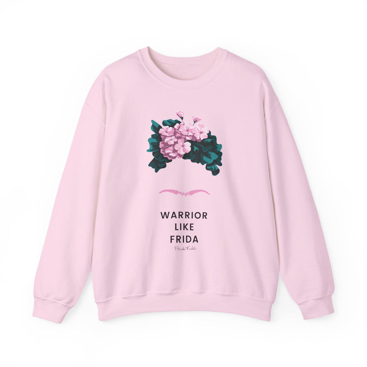 Frida Kahlo Warrior Like Frida Breast Cancer Awareness Sweatshirt
