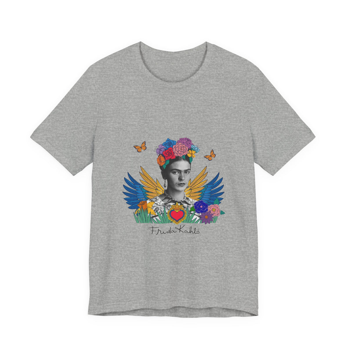 Frida Kahlo Winged Sacred Heart T-Shirt