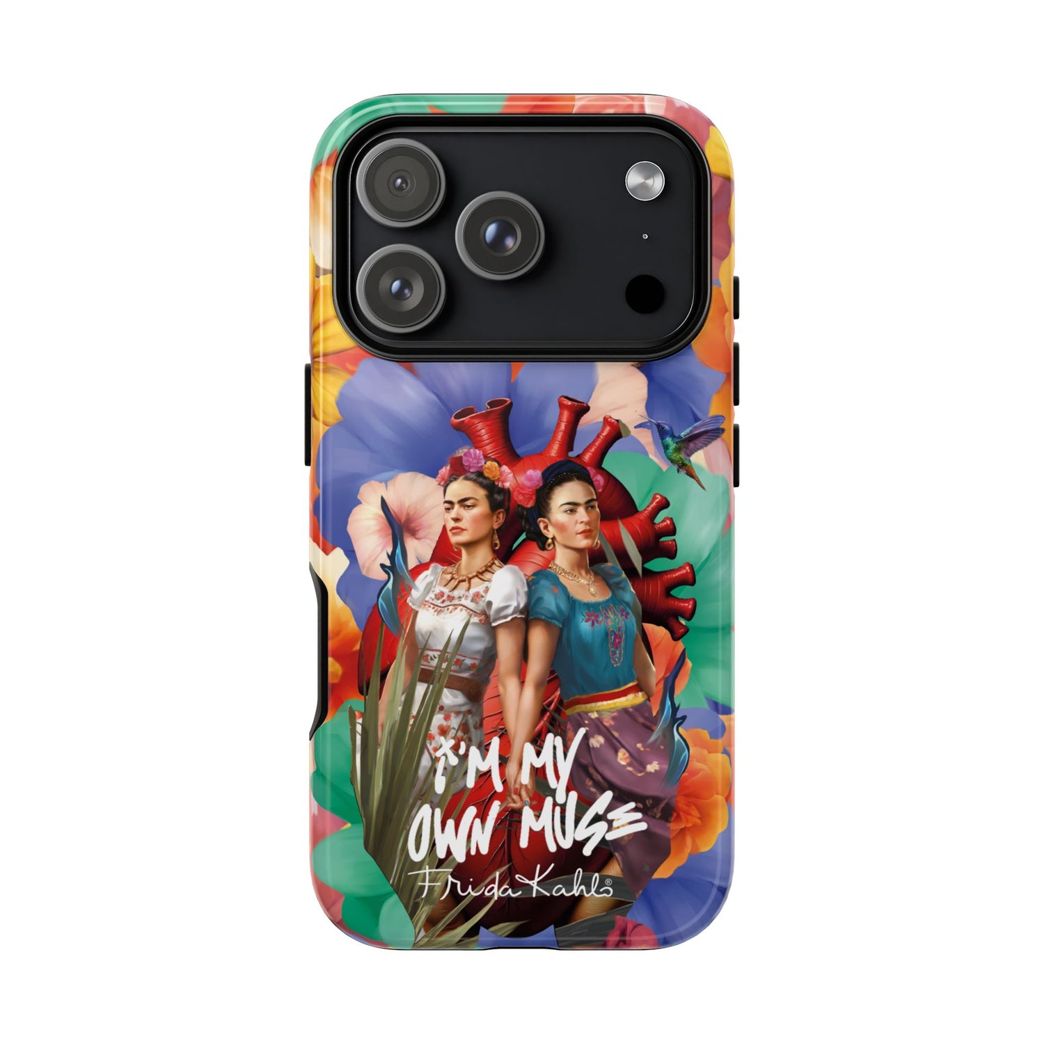 Frida Kahlo - I Am My Own Muse - Colorful Art Phone Case