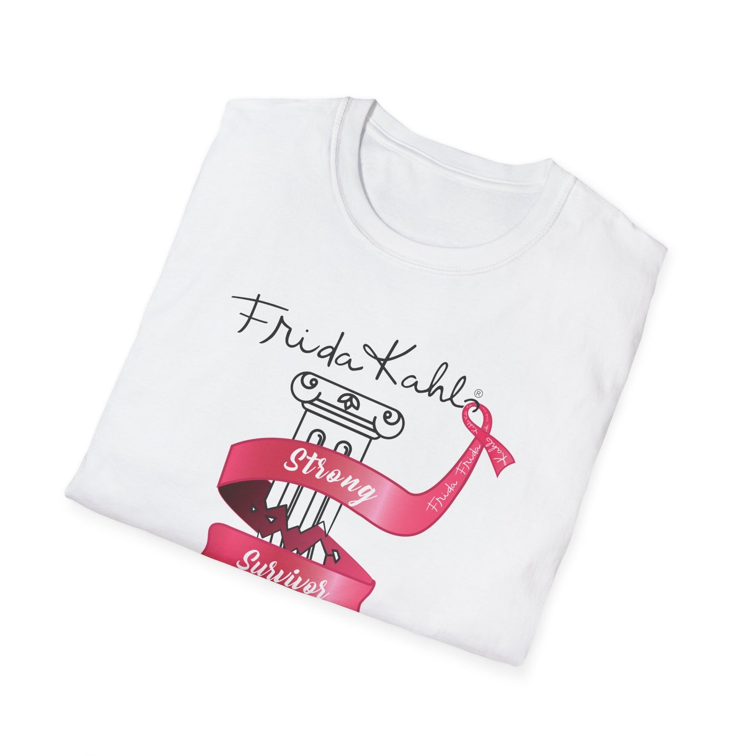 Frida Kahlo Breast Cancer Awareness T-Shirt