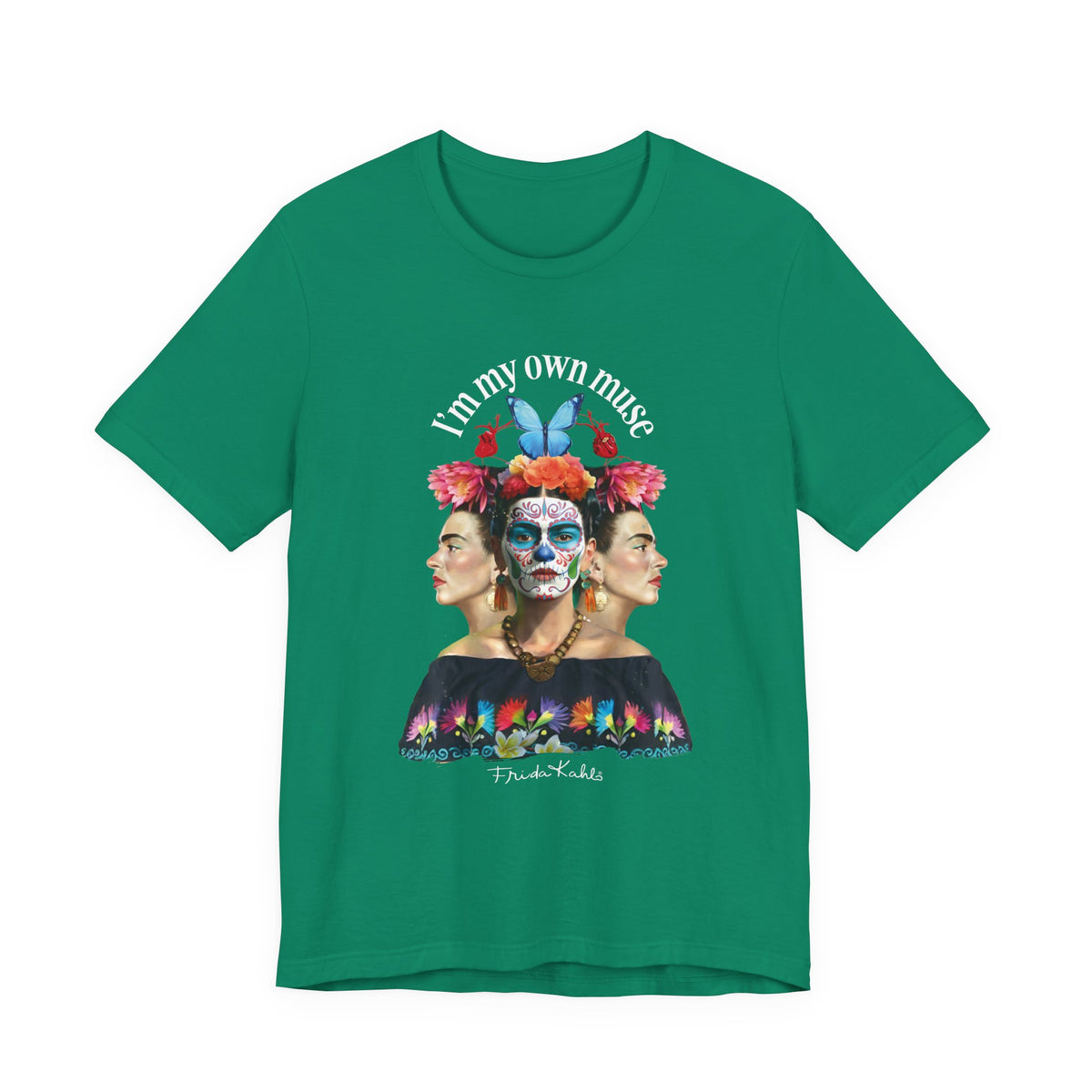 Frida Kahlo Butterfly Mirror Portrait T-Shirt