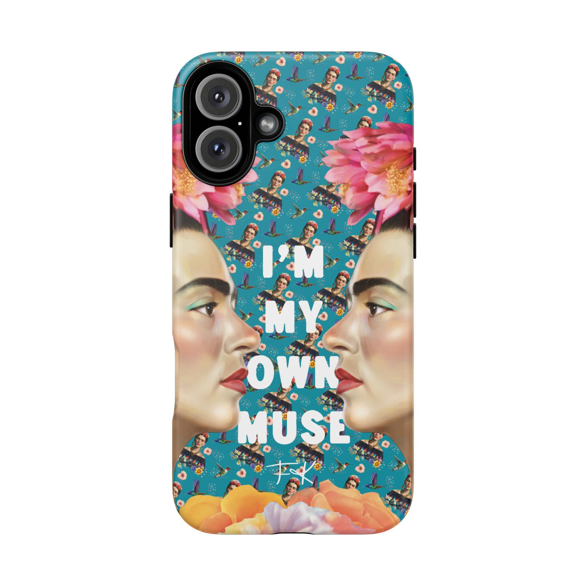Frida Kahlo I Am My Own Muse Mirror Portrait iPhone Case