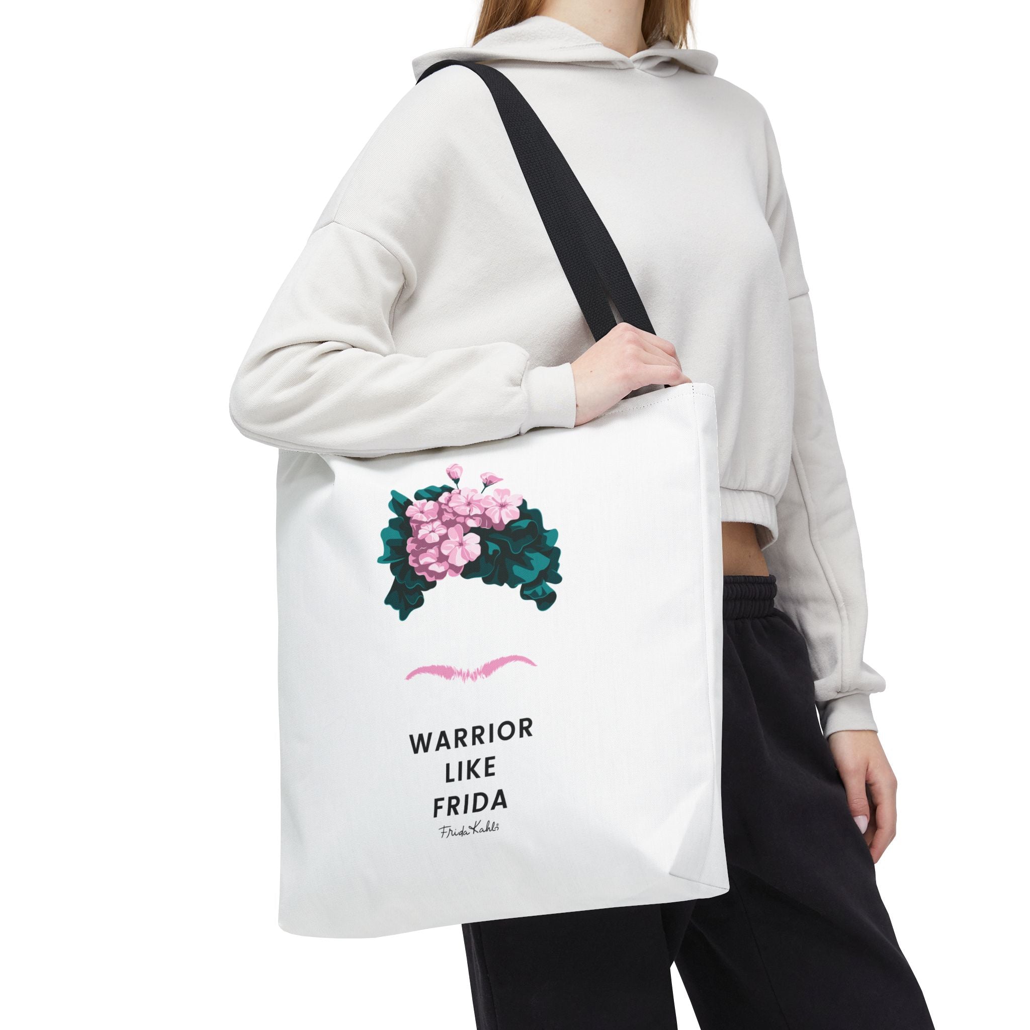 Frida Kahlo Tote Bag - Breast Cancer Awareness Collection