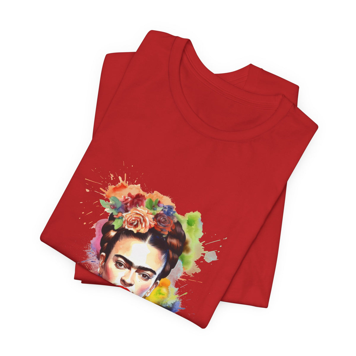 Frida Kahlo Garden Bloom Portrait T-Shirt