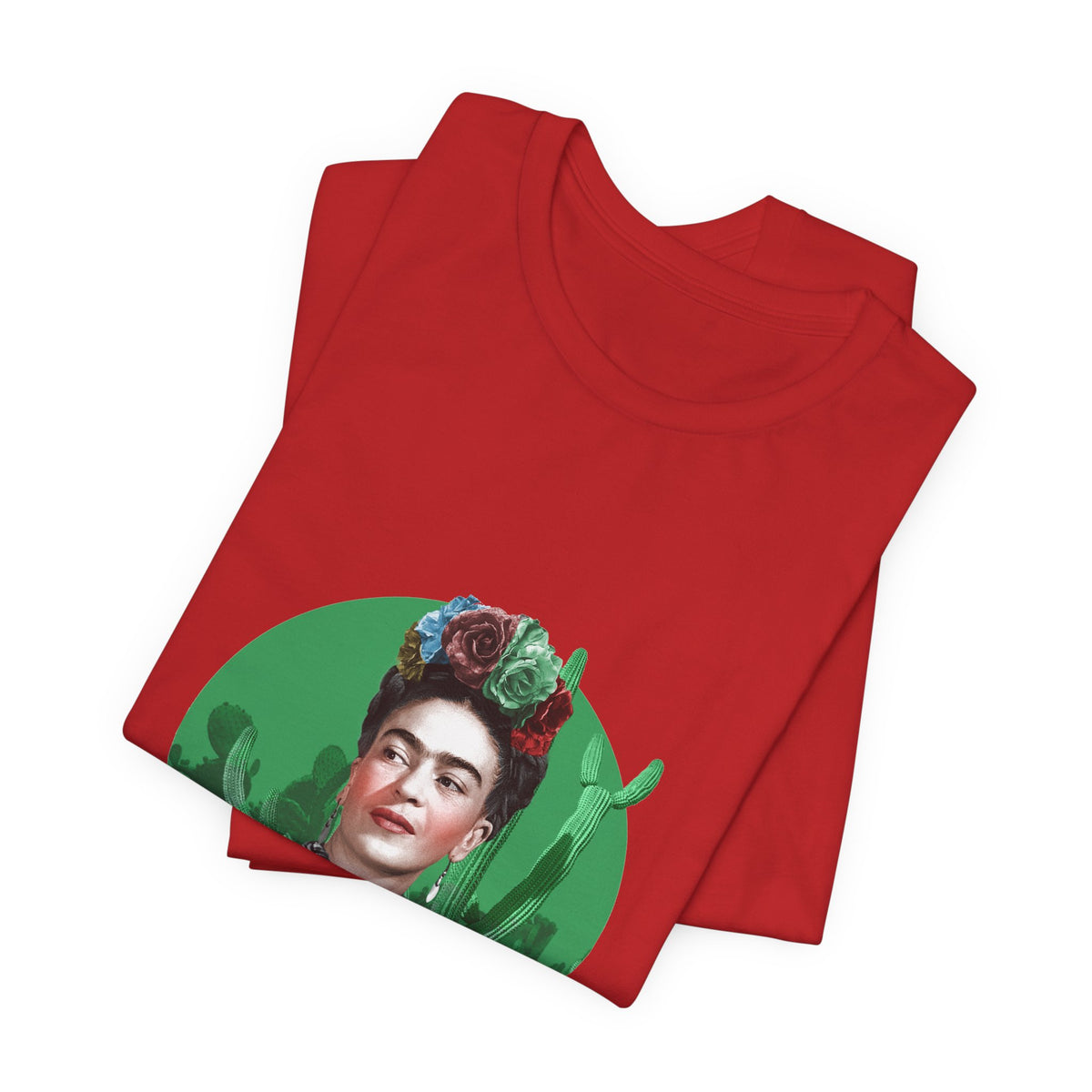Frida Kahlo Cactus Garden Medallion T-Shirt