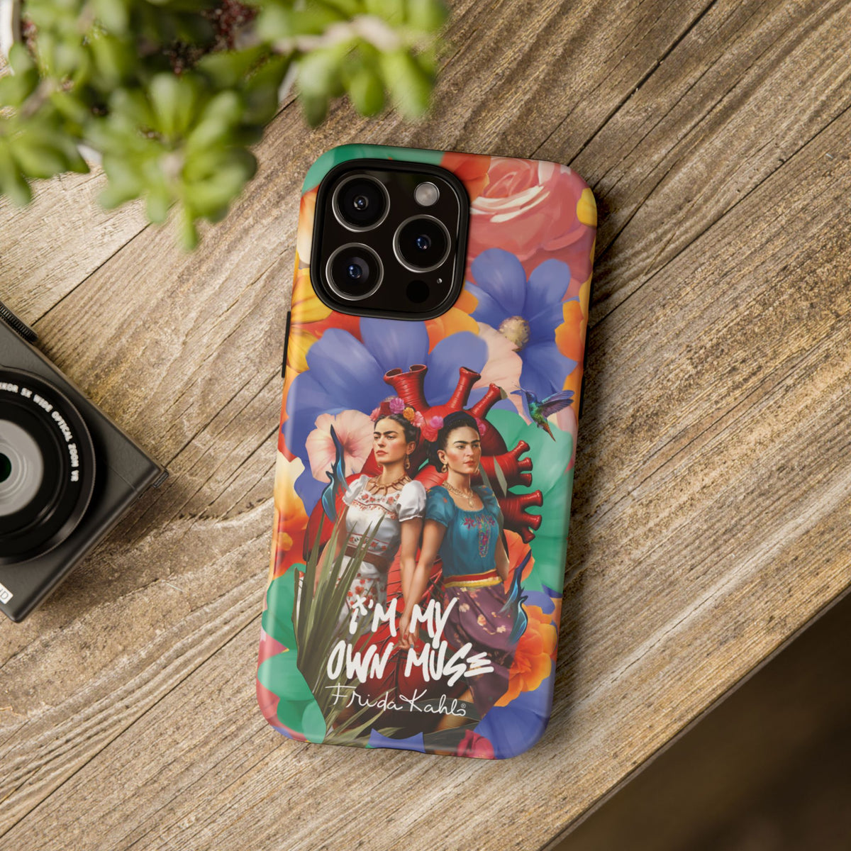 Frida Kahlo I Am My Own Muse Two Fridas iPhone Case